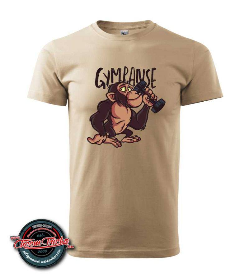 Tričko s potlačou Gympanse