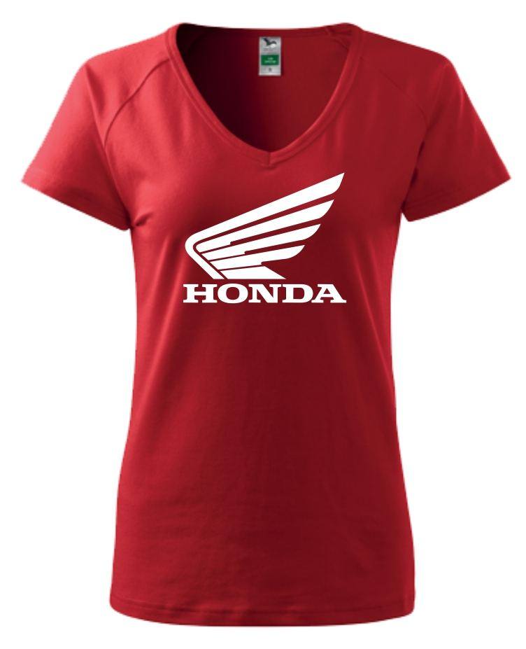 Dámske tričko s potlačou Honda 4