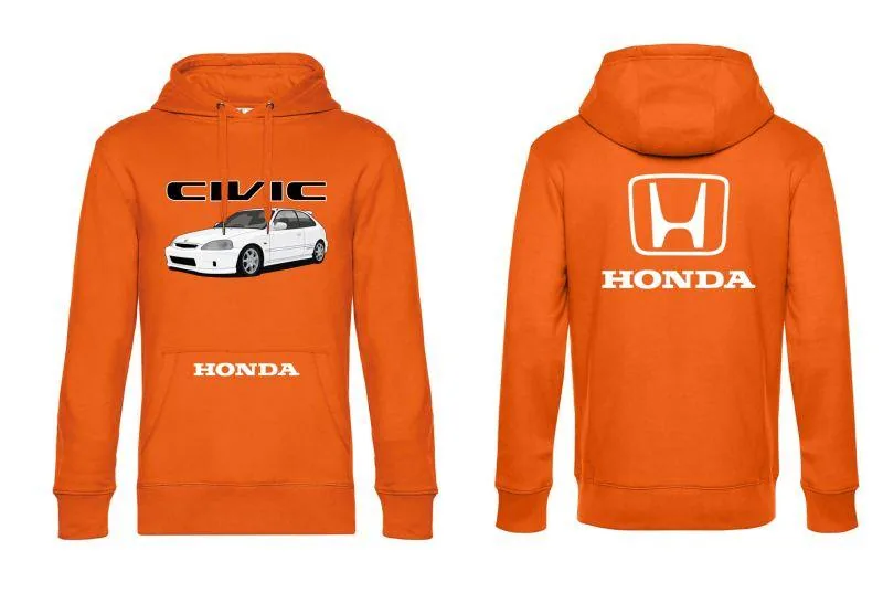 Mikina s motívom Honda civic