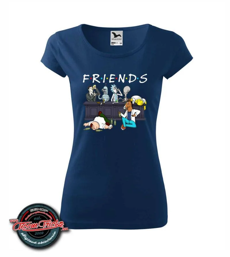 Tričko s potlačou Alko friends