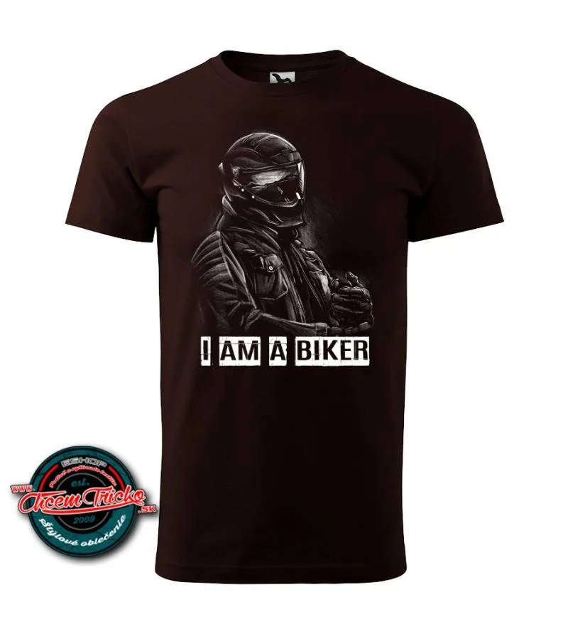 Moto tričko I am a Biker