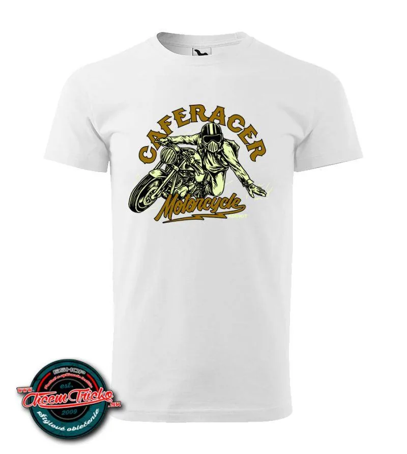 Motorkárske tričko Caferacer
