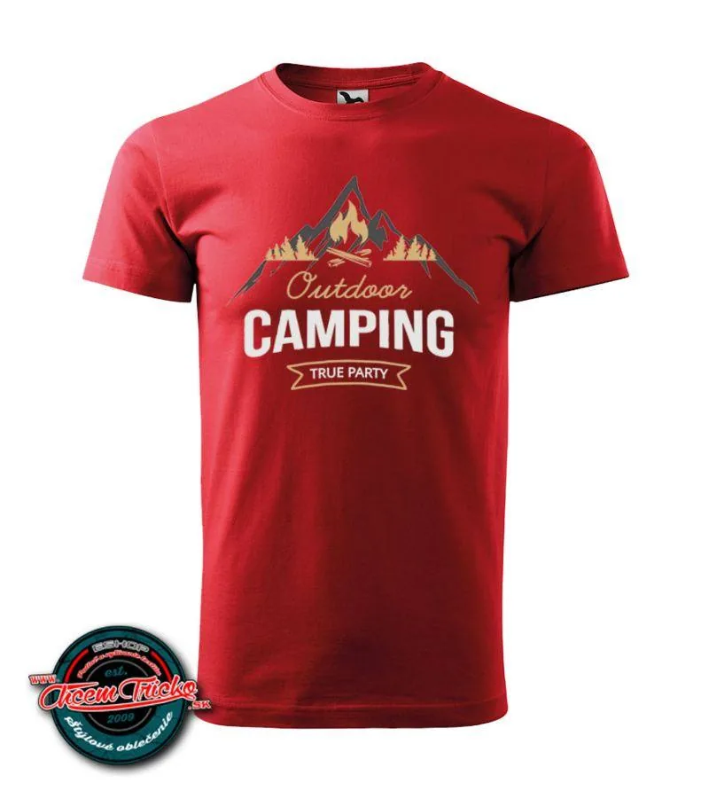 Tričko Outdoor camping