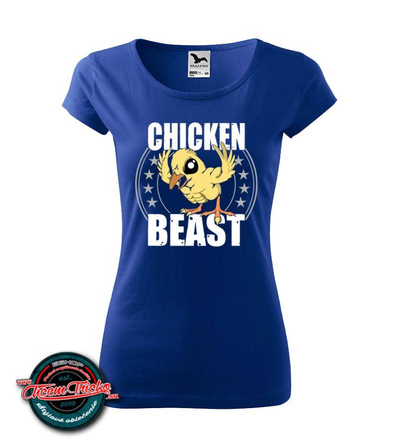 Dámske tričko Chicken beast