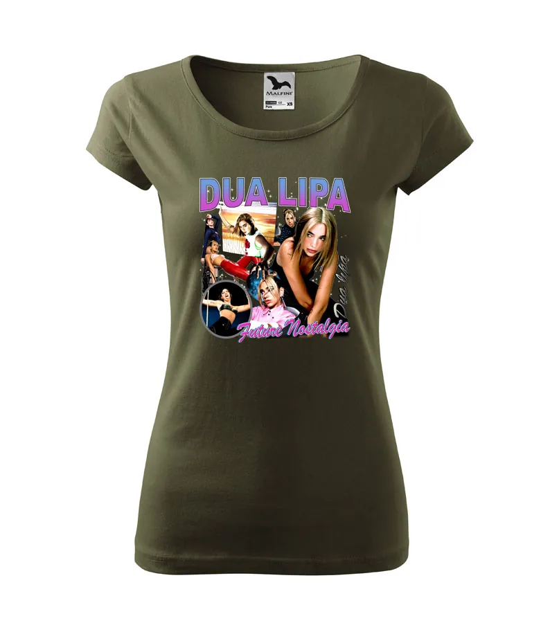 Dámske / detské tričko s potlačou Dua lipa