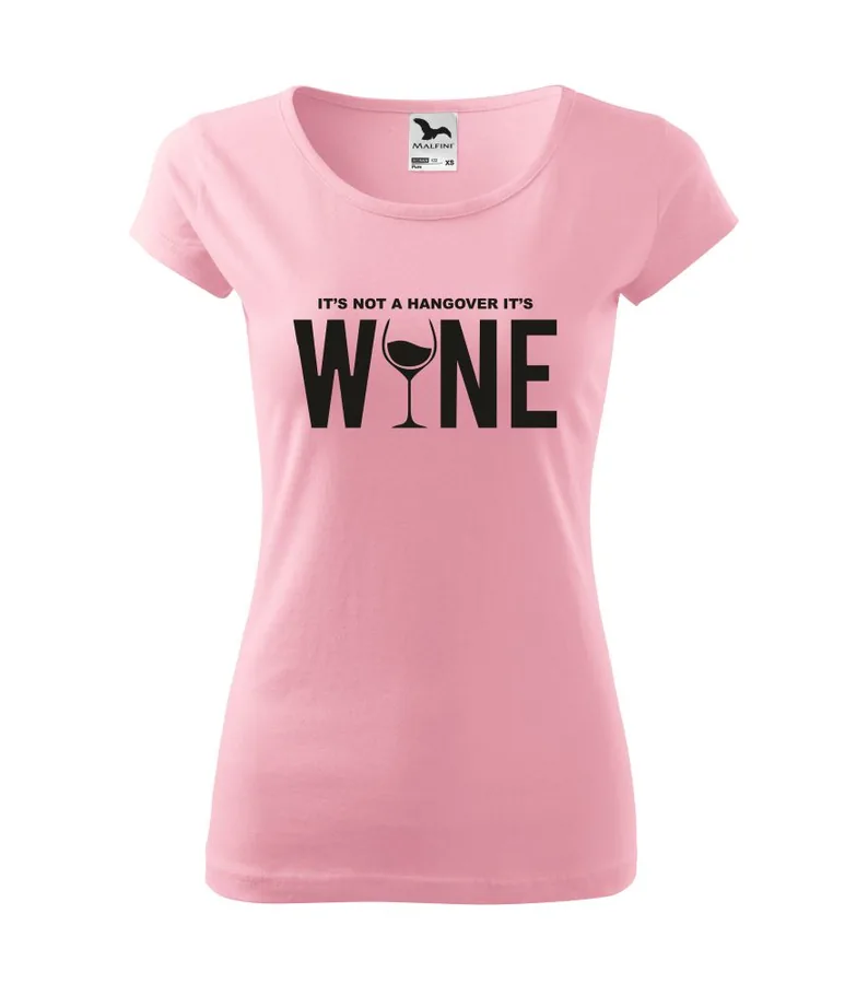 Dámske tričko s potlačou Wine