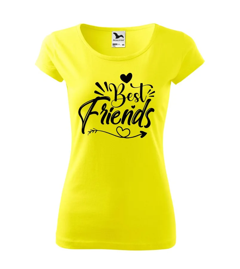 Tričko pre kamošky Best friends retro