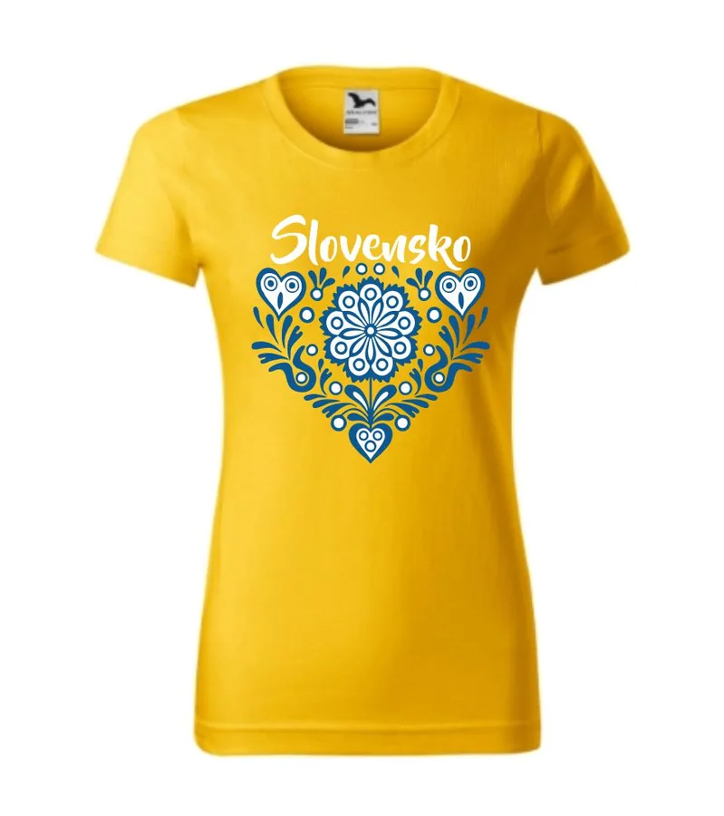 Dámske tričko s Ľudovým motívom Slovensko