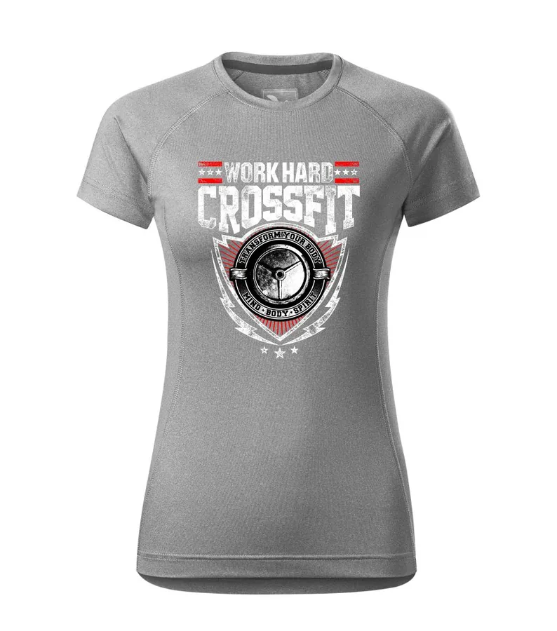 Dámske tričko Work hard Crossfit