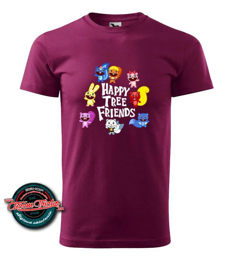 Dámske / pánske tričko Happy tree friends