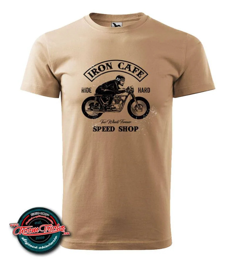 Moto tričko Iron Cafe