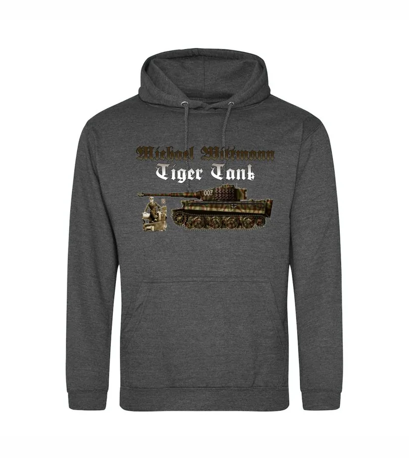 Kapucňová mikina s tankom Michael Wittmann Tiger