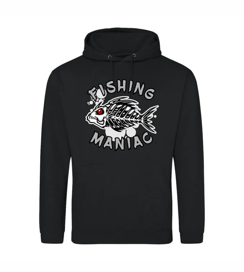 Mikina s kapucňou Fishing maniac