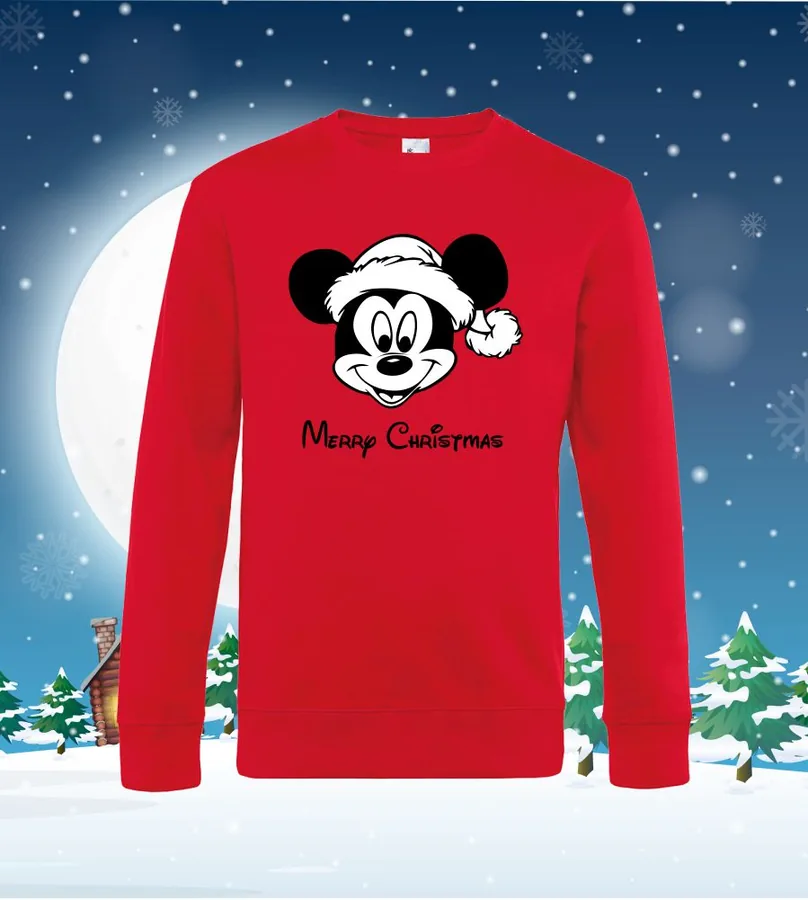 Pánska mikina bez kapuce Mickey