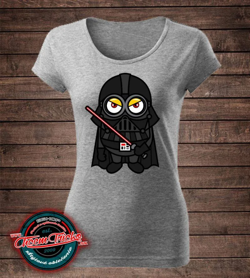 Tričko s potlačou Mimoň - Darth Vader