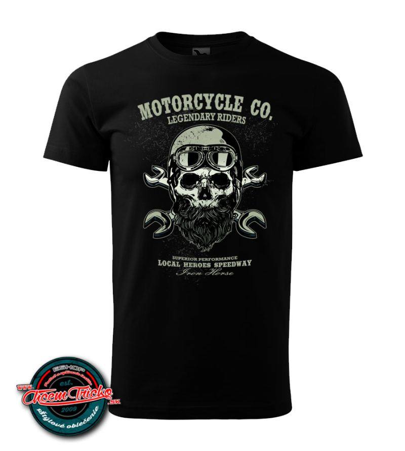 Motorkárske tričko Motorcycle Legendary riders