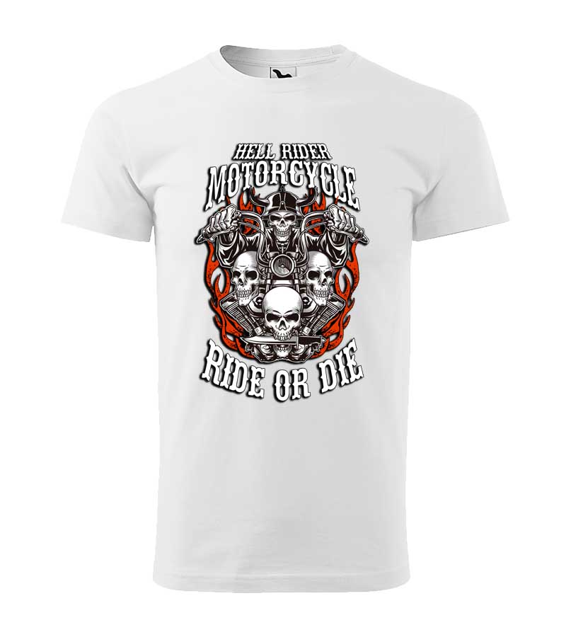 Moto tričko Hell rider