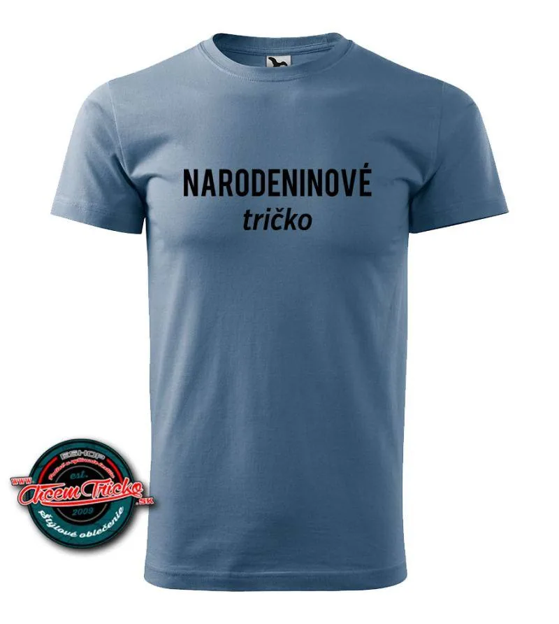 Pánske narodeninové tričko