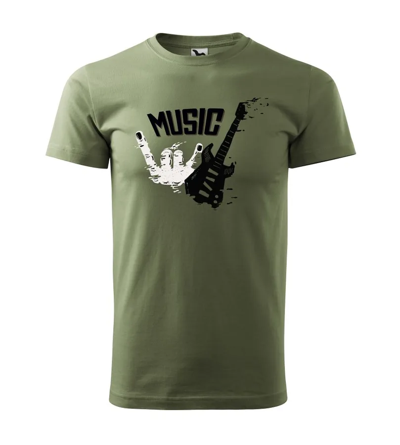 Tričko s potlačou Rock music