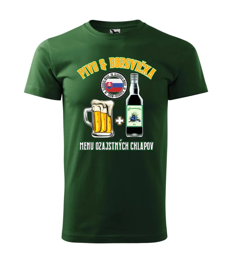 Tričko Pivo & Borovička