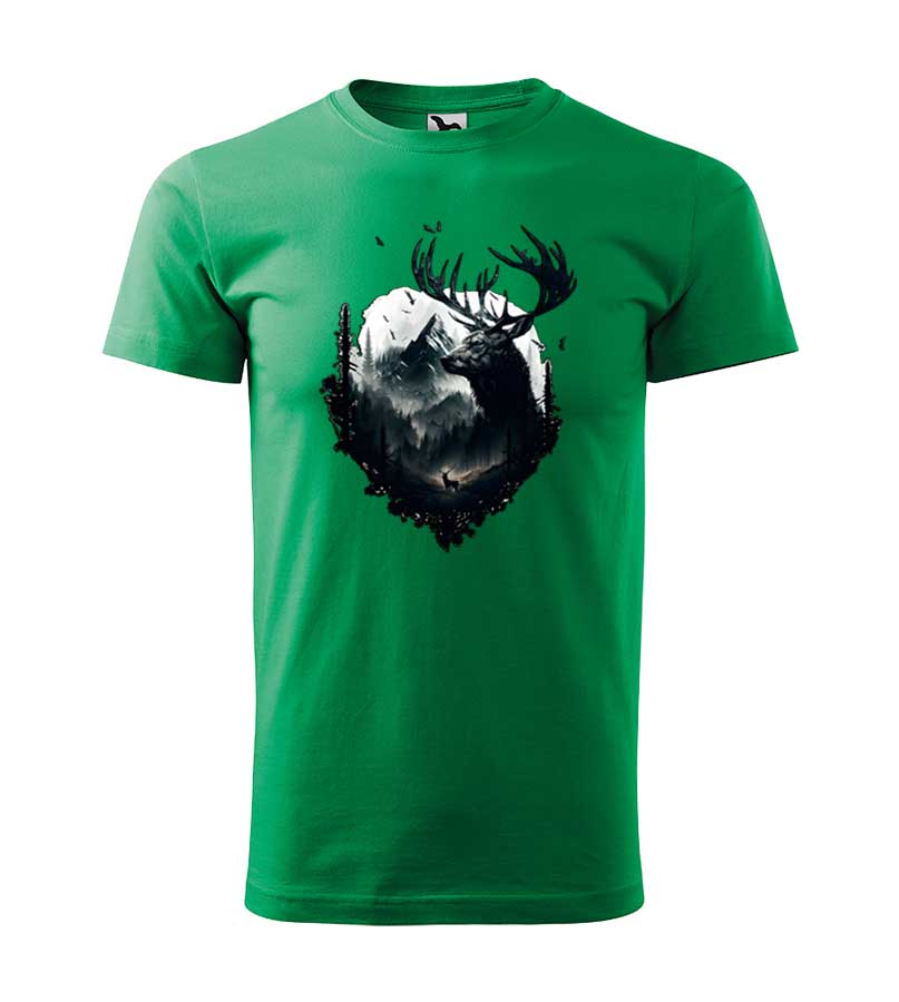 Poľovnícke tričko s jeleňom 4
