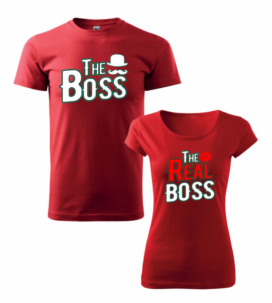 Tričká s potlačou The Boss - The Real Boss
