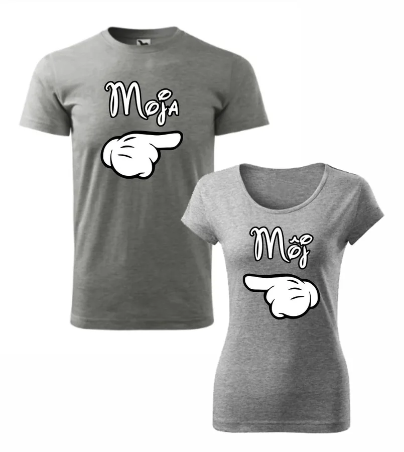 Tričká s potlačou Môj & Moja