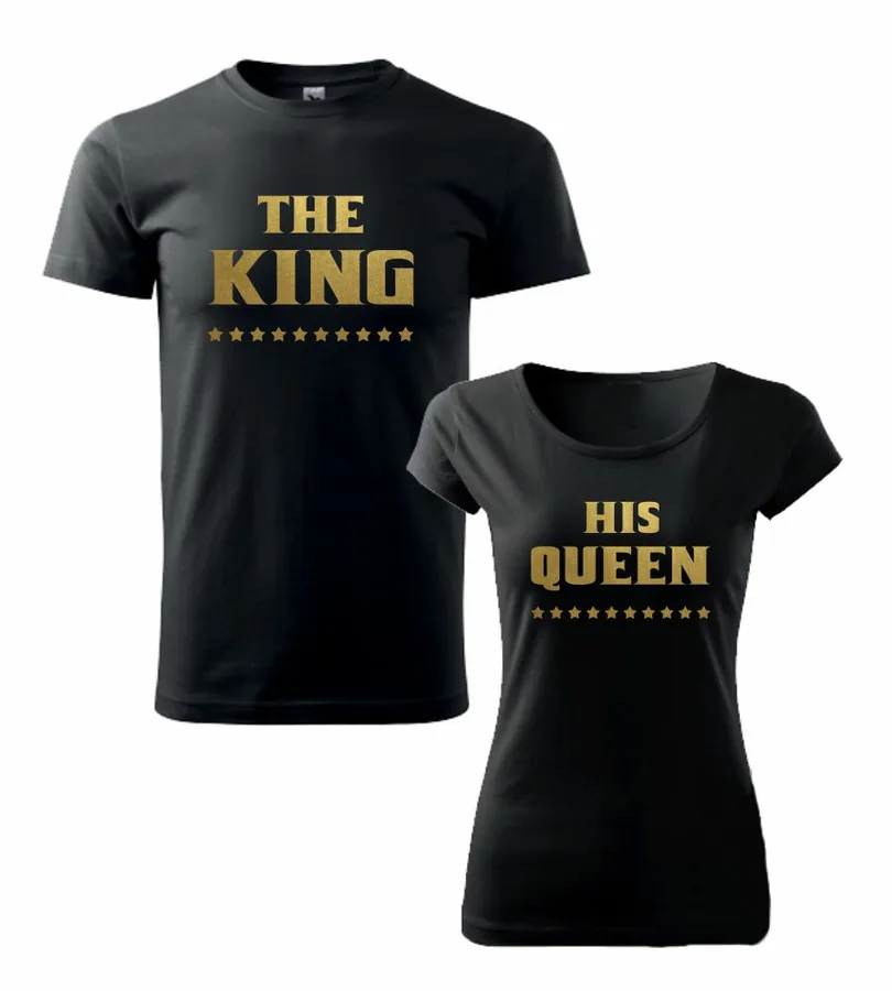Tričká s potlačou His Queen