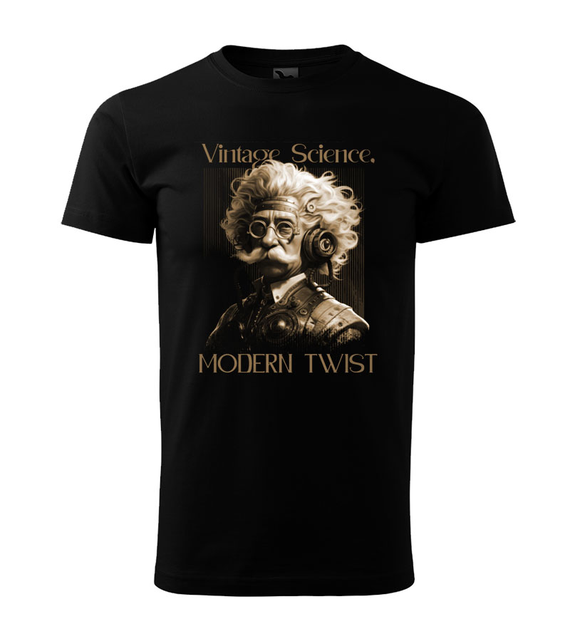Tričko s potlačou Vintage sience Albert Einstein