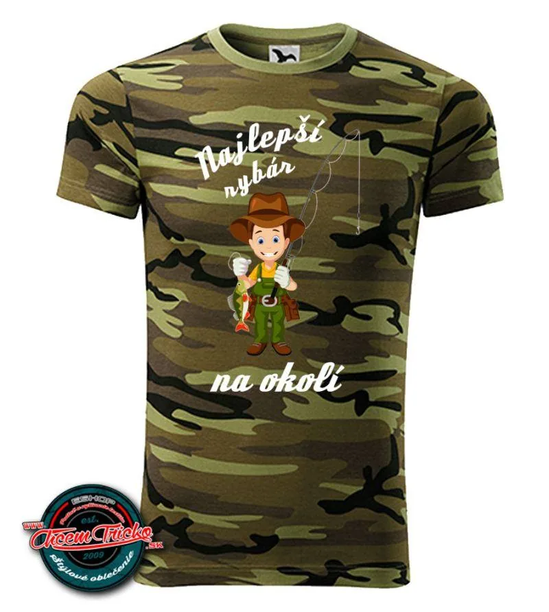 Tričko Najlepší rybár na okolí