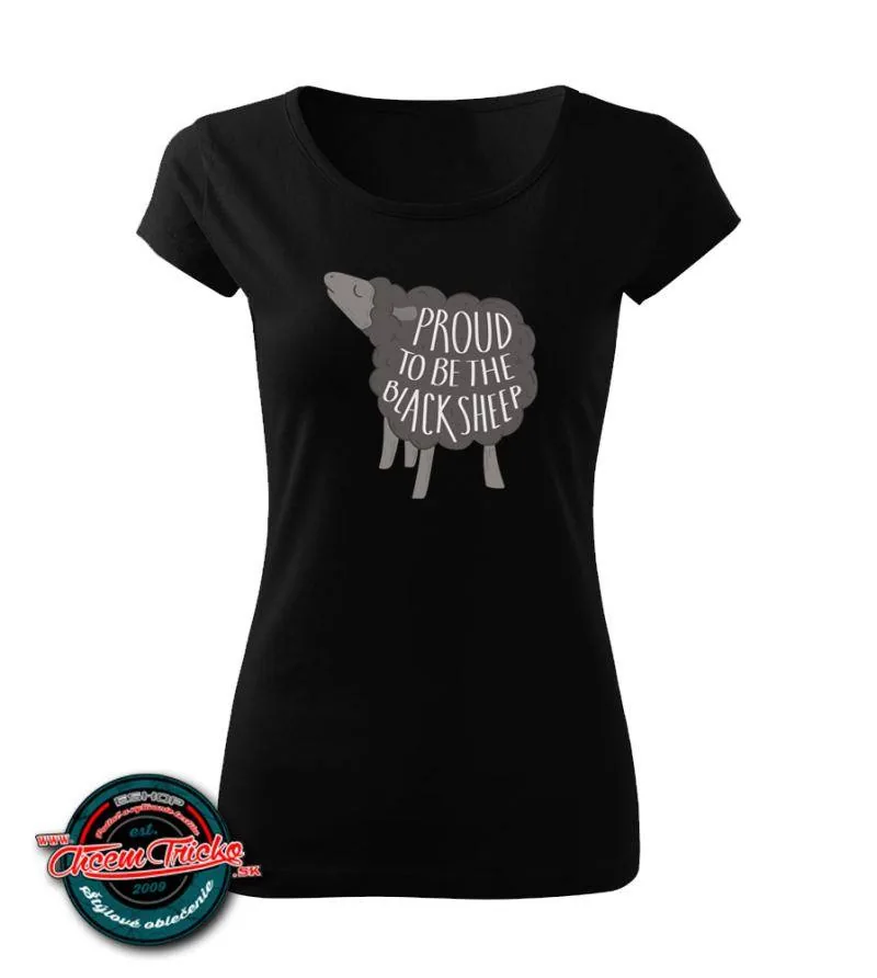 Dámske tričko Black sheep