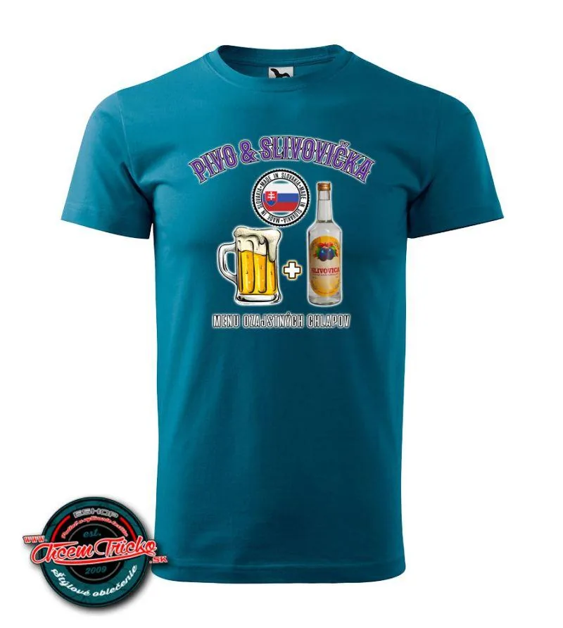 Tričko Pivo & Slivovička