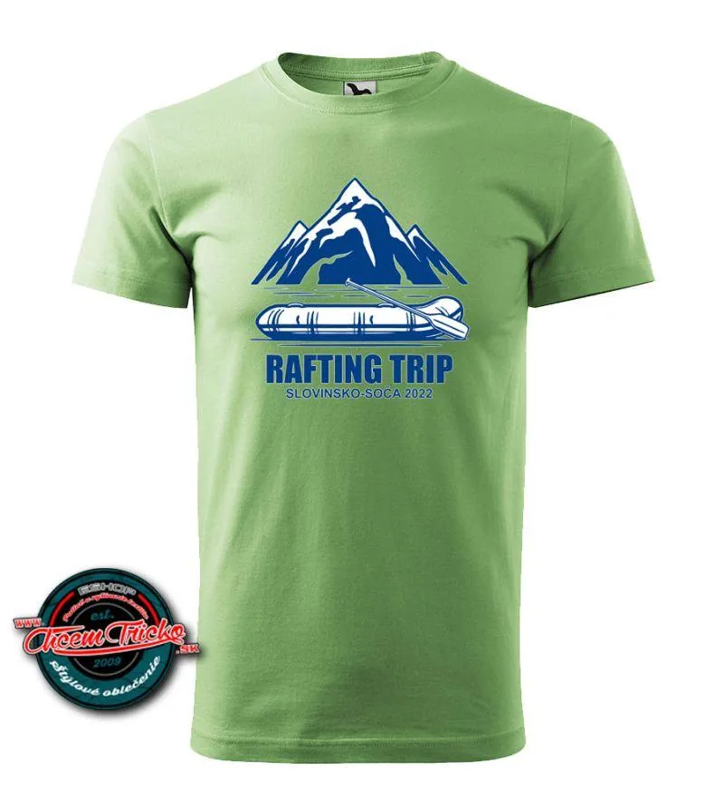 Pánske tričko Rafting tour /vaše mesto/