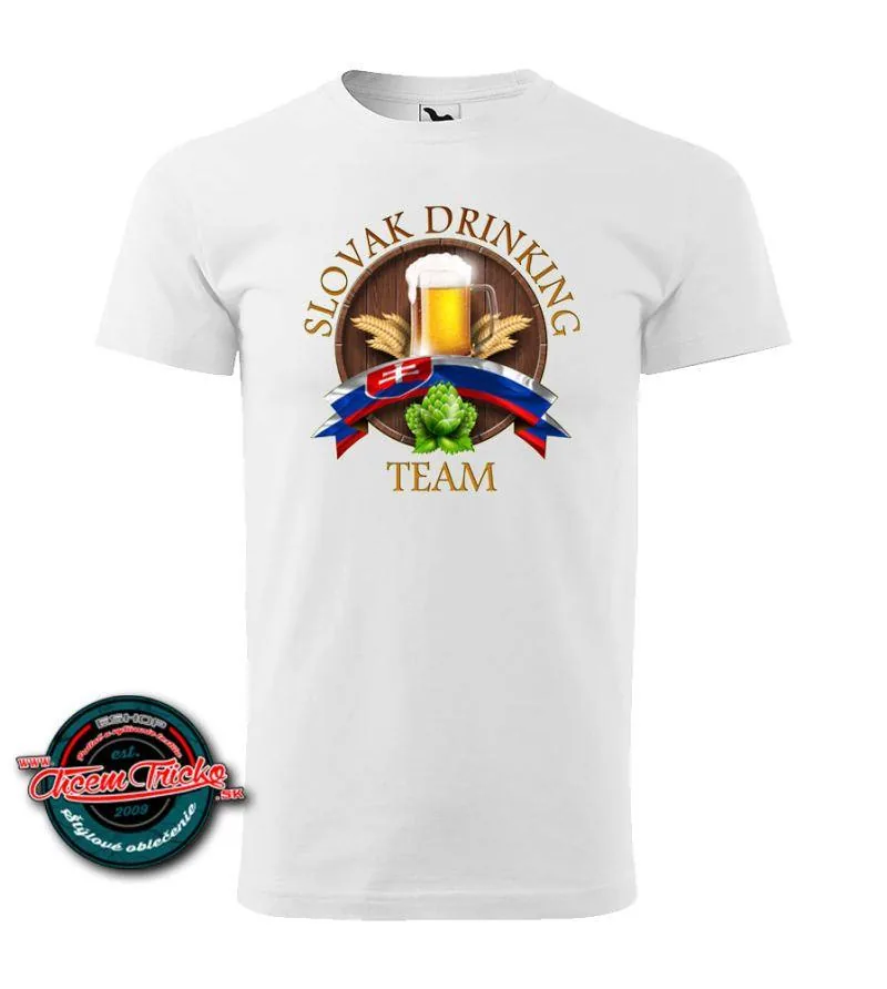Tričko Slovak drinking team