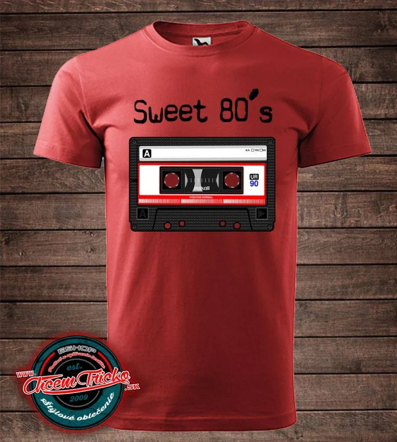 Tričko s potlačou Sweet 80´s 