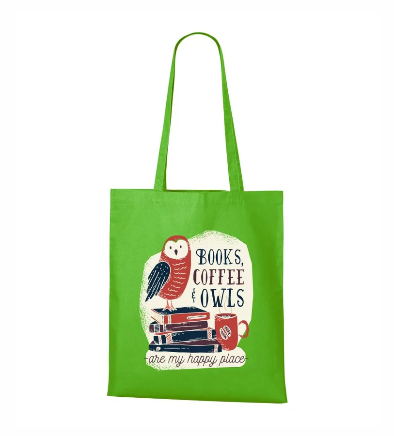Taška Books, Coffee, Owls