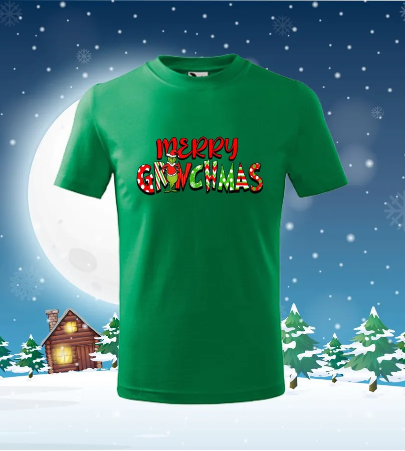 Detské tričko Grinchmas