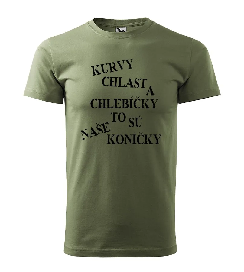 Tričko Kurvy chlast a chlebíčky