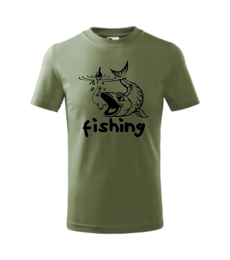 Tričko s motívom fishing