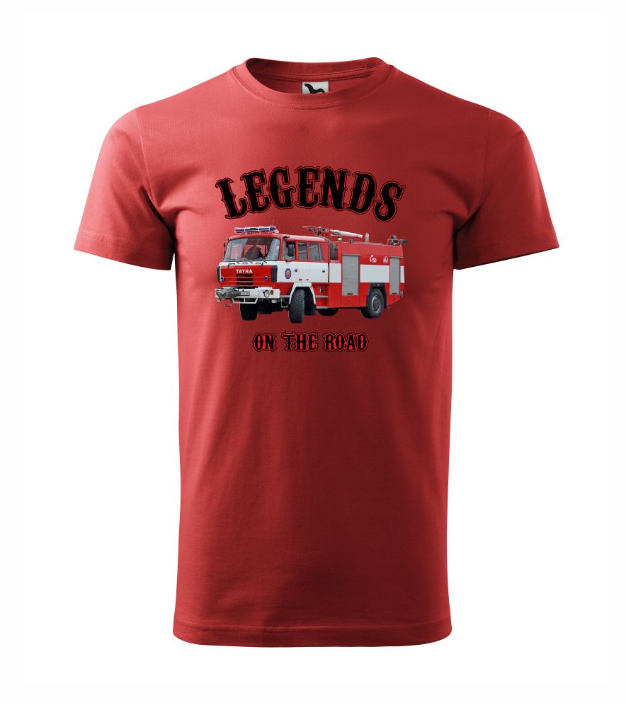 Hasičské tričko Legends on the road