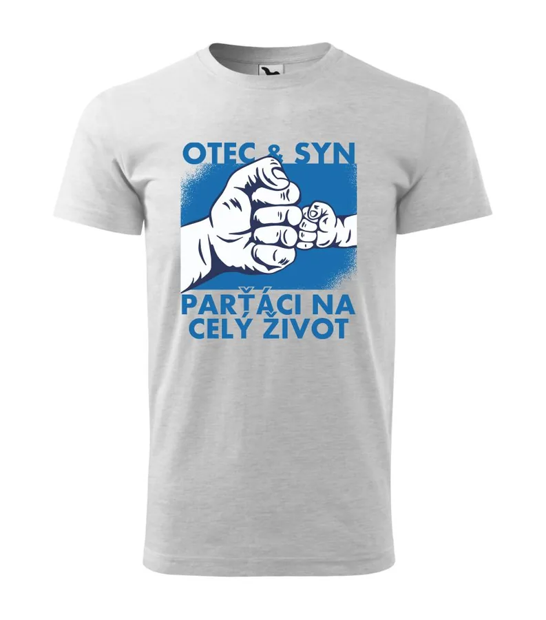 Tričko Otec a syn, parťáci na celý život