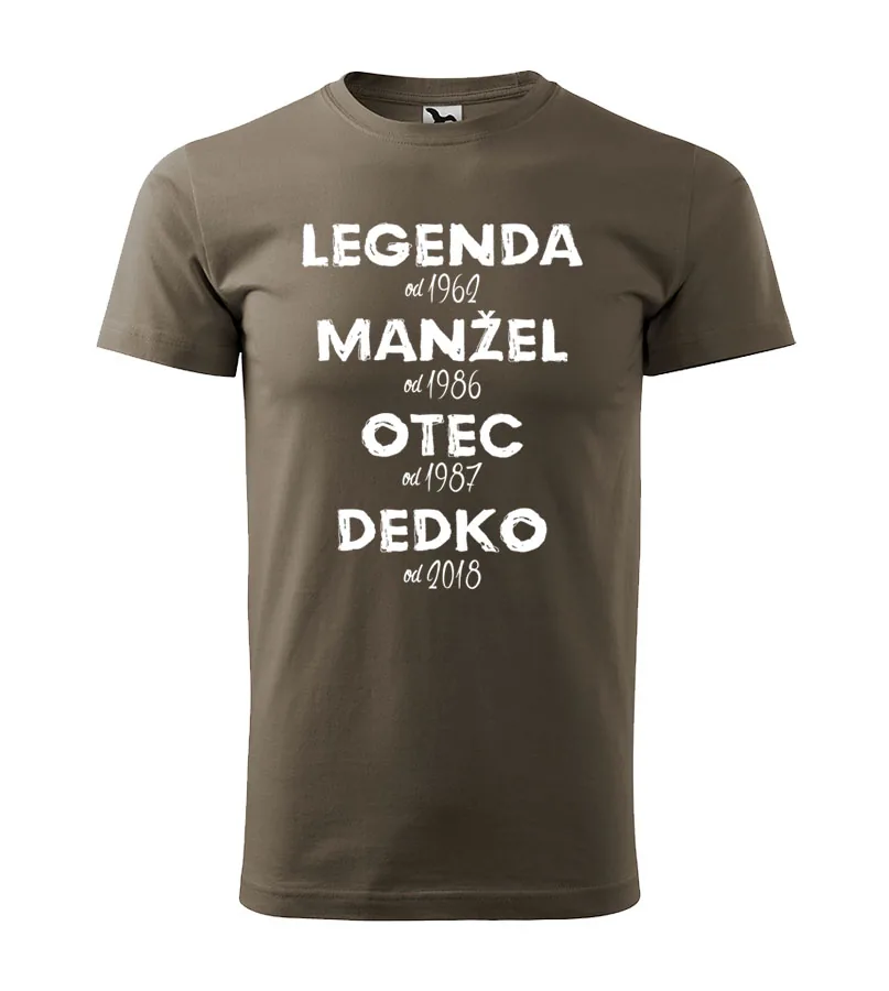 Tričko Manžel, Otec, Dedko /podla vlastného motívu/