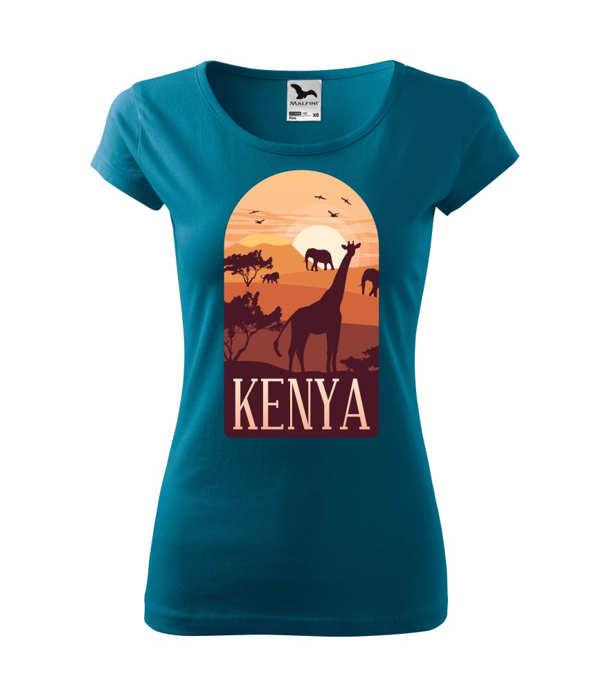Tričko s potlačou Kenya
