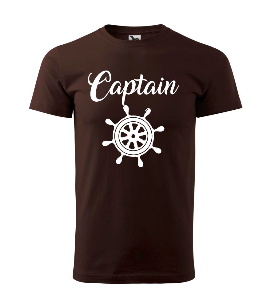 Pánske tričko s potlačou Captain