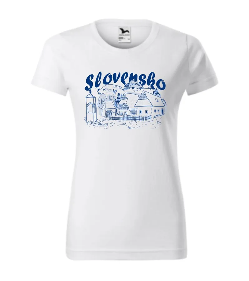 Tričko dámske / pánske s Ľudovým motívom Slovensko