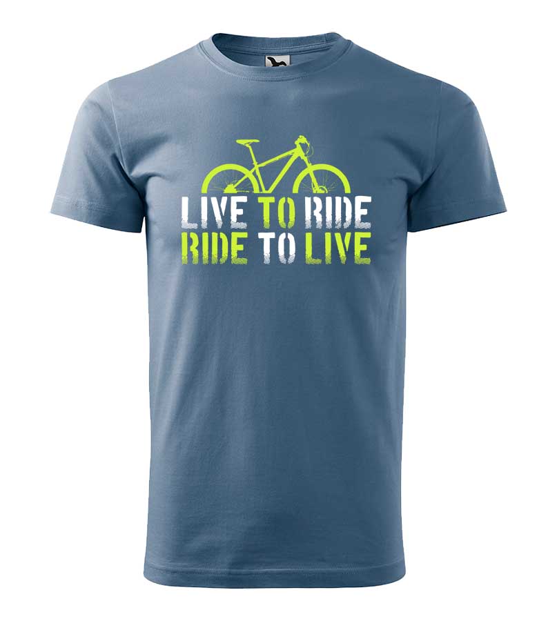 Tričko pre cyklistu Live to ride