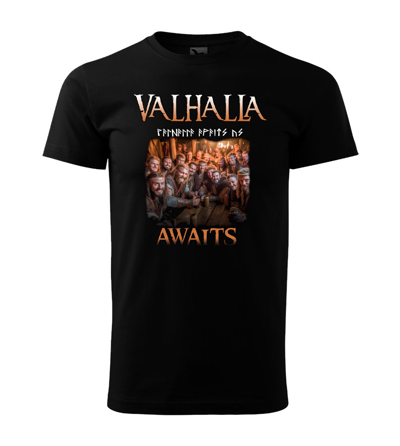 Pánske tričko Valhalla awaits
