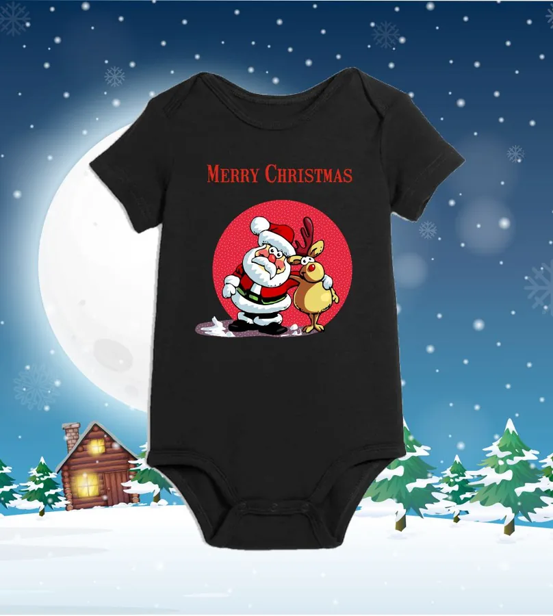 Detské body Merry Christmas Santa
