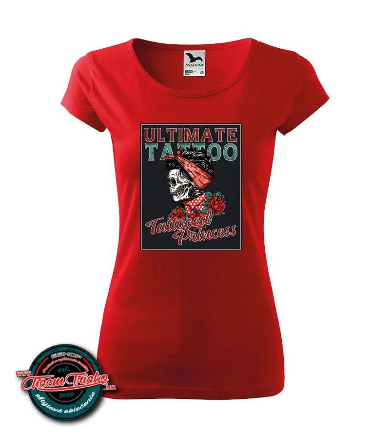 Dámske tričko Tattooed princess
