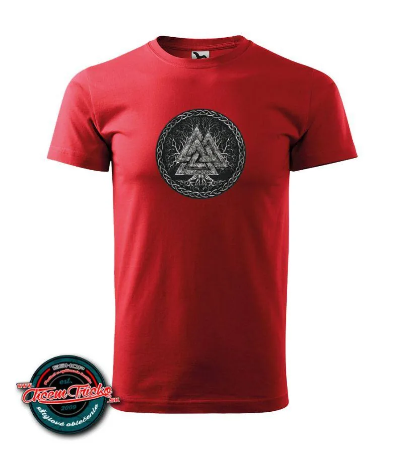 Pánske tričko Valknut Yggdrasil